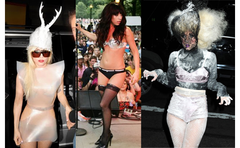 tenues extravagantes de Lady Gaga